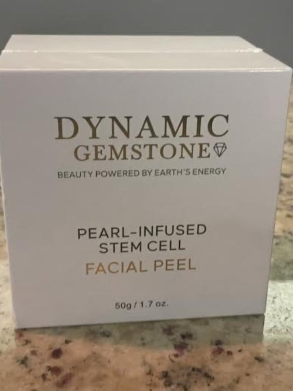 DYNAMIC GEMSTONE PEARL INFUSED STEM CELL FACIAL PEEL-1.7 fl oz / 50 g-NEW-SEALED